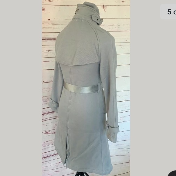 NEW EMB Silk Trimmed Military Style Coat Jacket - Picture 4 of 9